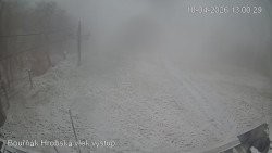 Vrchol Bouřňák, pohled na jih