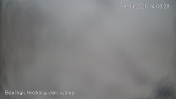 Vrchol Bouřňák, pohled na jih