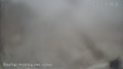 Vrchol Bouřňák, pohled na jih