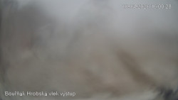 Vrchol Bouřňák, pohled na jih