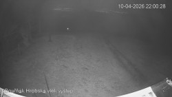 Vrchol Bouřňák, pohled na jih