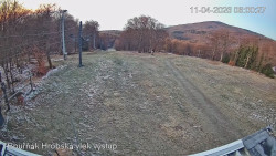 Vrchol Bouřňák, pohled na jih