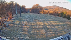 Vrchol Bouřňák, pohled na jih