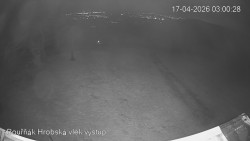 Vrchol Bouřňák, pohled na jih