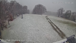 Vrchol Bouřňák, pohled na jih