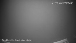 Vrchol Bouřňák, pohled na jih