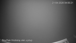 Vrchol Bouřňák, pohled na jih