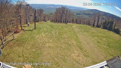 Vrchol Bouřňák, pohled na jih