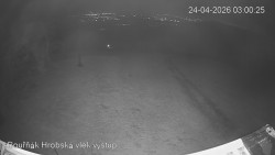 Vrchol Bouřňák, pohled na jih