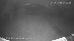 Vrchol Bouřňák, pohled na jih