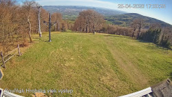 Vrchol Bouřňák, pohled na jih