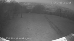 Vrchol Bouřňák, pohled na jih