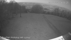 Vrchol Bouřňák, pohled na jih