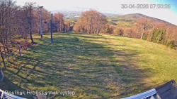 Vrchol Bouřňák, pohled na jih