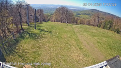 Vrchol Bouřňák, pohled na jih