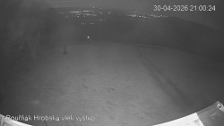 Vrchol Bouřňák, pohled na jih