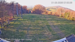Vrchol Bouřňák, pohled na jih