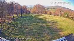 Vrchol Bouřňák, pohled na jih