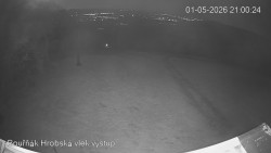 Vrchol Bouřňák, pohled na jih