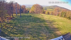 Vrchol Bouřňák, pohled na jih