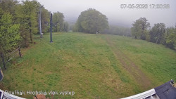 Vrchol Bouřňák, pohled na jih