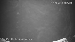 Vrchol Bouřňák, pohled na jih