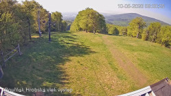 Vrchol Bouřňák, pohled na jih