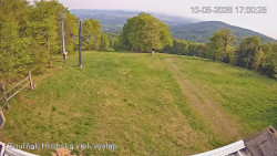 Vrchol Bouřňák, pohled na jih
