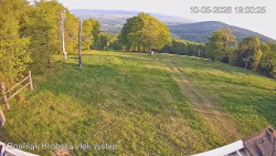 Vrchol Bouřňák, pohled na jih