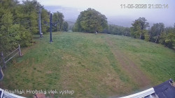 Vrchol Bouřňák, pohled na jih