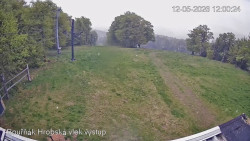 Vrchol Bouřňák, pohled na jih
