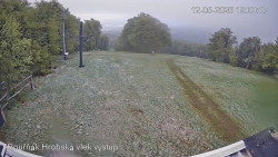 Vrchol Bouřňák, pohled na jih