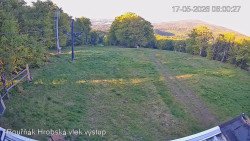 Vrchol Bouřňák, pohled na jih