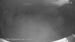 Vrchol Bouřňák, pohled na jih