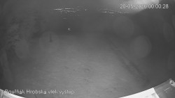 Vrchol Bouřňák, pohled na jih