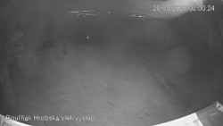 Vrchol Bouřňák, pohled na jih