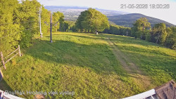 Vrchol Bouřňák, pohled na jih