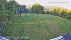 Vrchol Bouřňák, pohled na jih