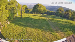 Vrchol Bouřňák, pohled na jih
