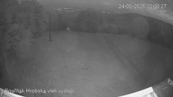 Vrchol Bouřňák, pohled na jih
