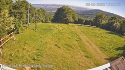 Vrchol Bouřňák, pohled na jih