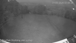 Vrchol Bouřňák, pohled na jih