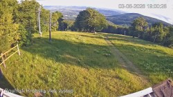 Vrchol Bouřňák, pohled na jih