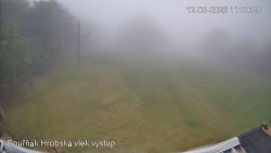 Vrchol Bouřňák, pohled na jih
