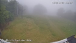 Vrchol Bouřňák, pohled na jih