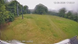 Vrchol Bouřňák, pohled na jih