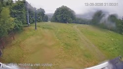 Vrchol Bouřňák, pohled na jih