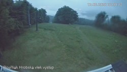 Vrchol Bouřňák, pohled na jih