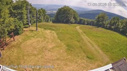 Bouřňák-Gipfel, Blick nach Süden