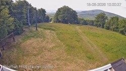 Vrchol Bouřňák, pohled na jih